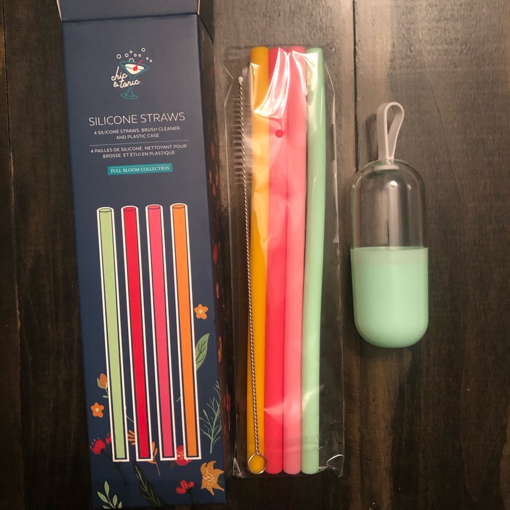 Silicone Straws Never Used!
